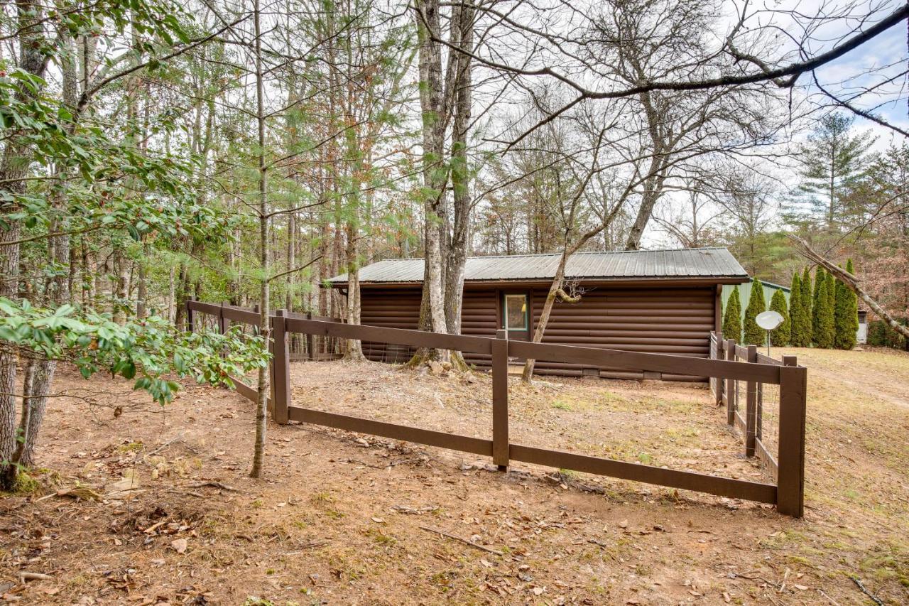 Peaceful Warne Cabin Fenced Yard And Screened Porch Brasstown Exteriér fotografie